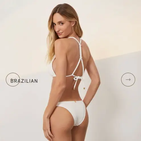 Firenze Edie T Back Top White Size L