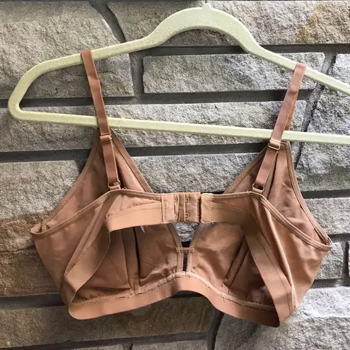 LIVELY Women's Leopard Print Mesh Trim Bralette