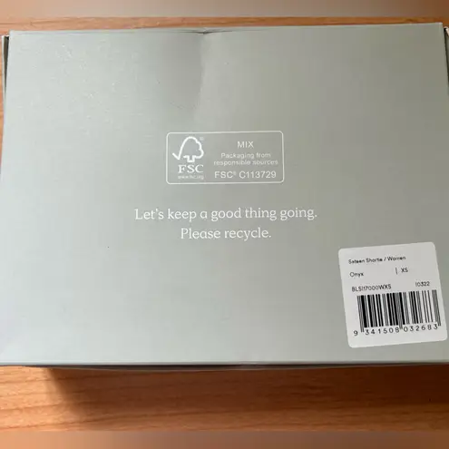 Ettitude Black Silky Lounge Shorts NWT Size XS