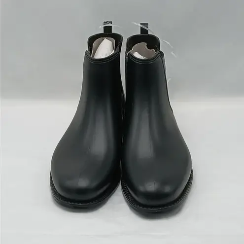 Ferrera Couture By Henry Ferrera Marsala Bling Chelsea Rain Boots Women 7 Black