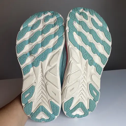 Hoka One One Clifton 8 Aquarelle Eggshell Blue Running Shoes Women’s 7.5 WIDE D