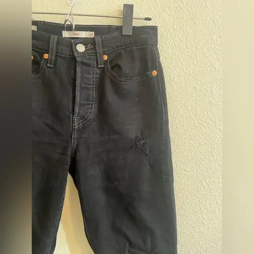 Levi's  Wedgie Icon Fit Black Jeans Size 24