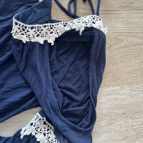 simply styled Womens by Sears Blue Lace Blouse - M