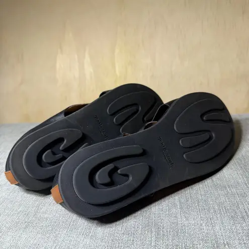 Gentle Souls By Kenneth Cole Latilda Sandal Size 7 Black Leather