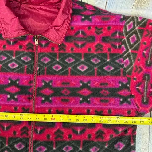 Westbound Sport Reversible Jacket Large Aztec Southwest Vintage 80's Long Coat