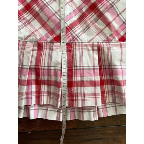 Lady Hagen  Skort Sz 12 Pink Pleated Ruffle Golf Tennis Breast Cancer Awareness‎