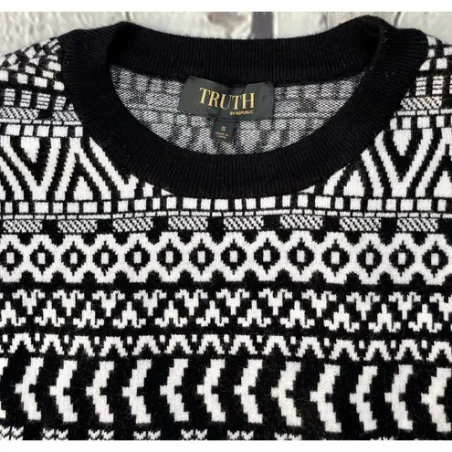 Truth By Republic Geometric Print Sweater