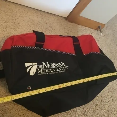 Nebraska Medical Center vintage duffle bag