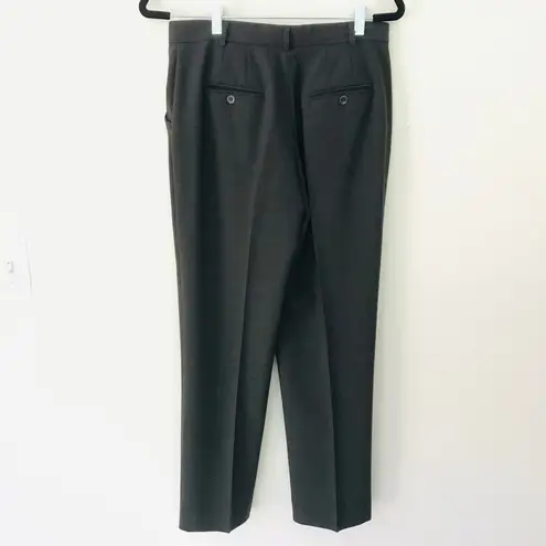 TSE Surface Brown Wool Blend High Rise Cropped Dress Pants Women's Size 8