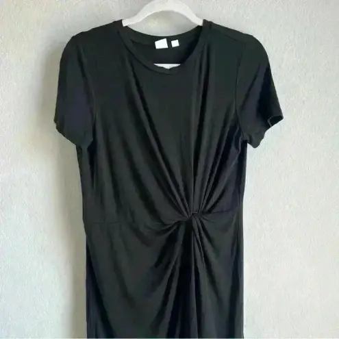 Gap ‎ Women’s M Black Twist-Knot T-Shirt Dress