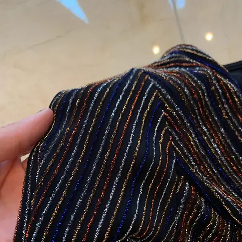 Olive Tree NWOT Metallic Midi Dress Sz Small