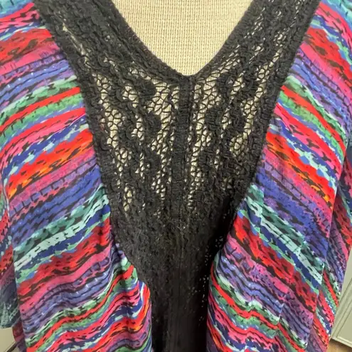 MiracleSuit  Carnivale One Size Swimsuit Coverup Beach Pool Caftan Sheer