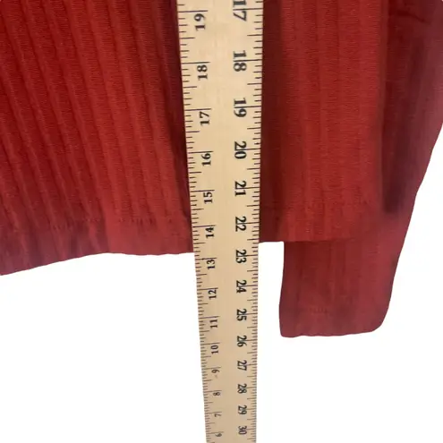 Bella Seamless Women's Size Medium Rust Orange Shapewear Long Sleeve Top