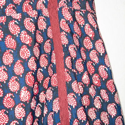 House of Harlow 1960 Maroon & Blue Patterned Tunic Dress Size Medium
