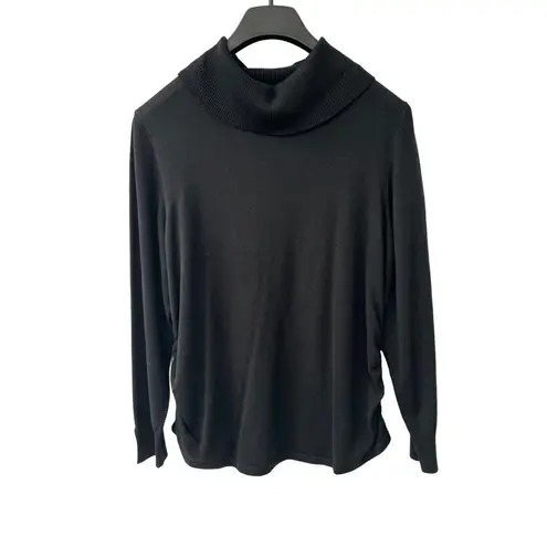 Lane Bryant  Black sweater Cowl Neck Top size 14/16