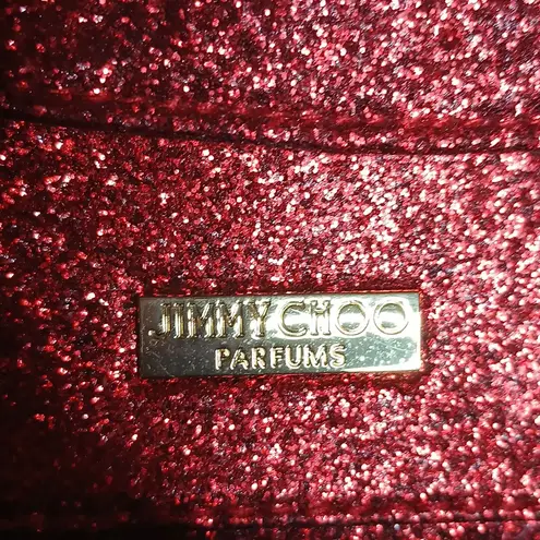 Jimmy Choo perfumes red sparkling mini crossbody bag