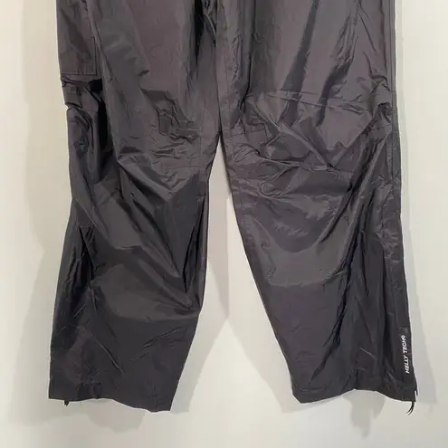 Helly Hansen Women Black Nylon Pull On Windbreaker Pants Size S Hiking Outdoors