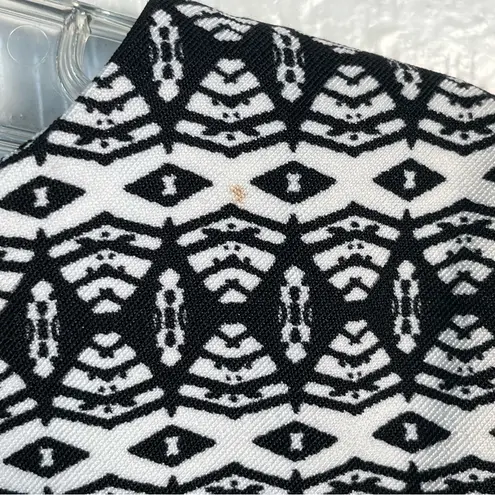 Mario Serrani Italy Sleeveless Sheath Dress Sz 6 Black White Red