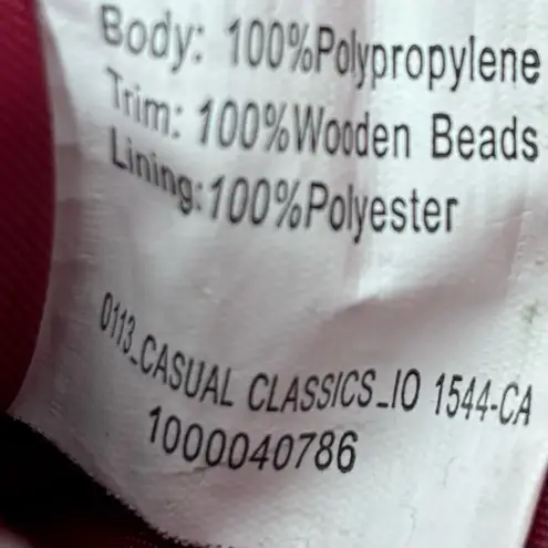 The Sak Beaded Hippie Peace Sign Crossbody Bag Purse Multicolor