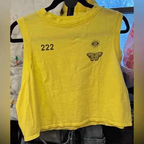 Spiritual Gangster NWT Anthropologie  222 Nature Crawford Tank Top - Firefly - S