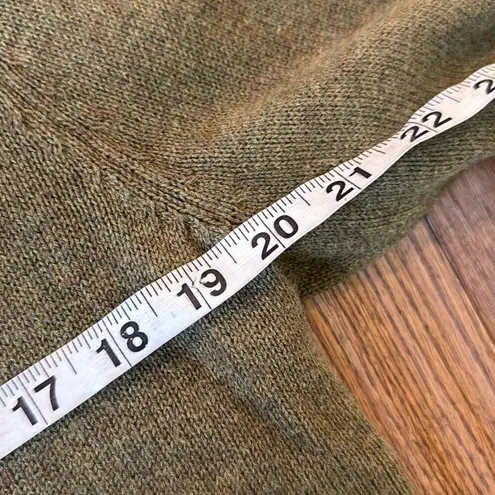 The Territory Ahead Cotton Wool green knit scallop trim dress Xl