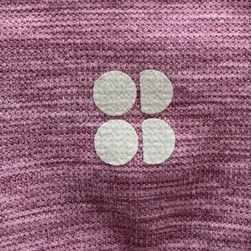 Sweaty Betty Stamina Purple raceback moisture wicking Sports Bra, size S gym