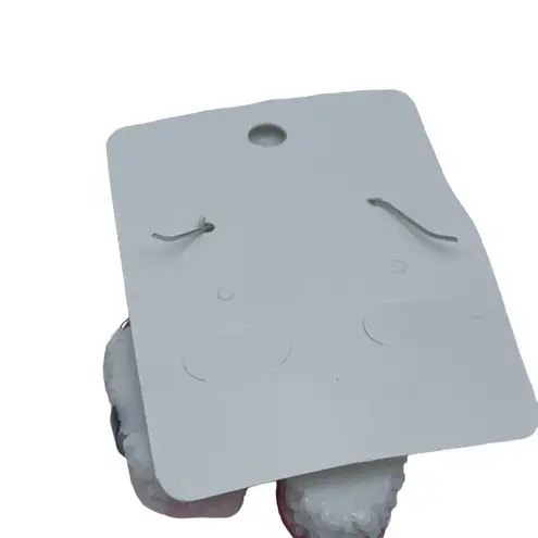 Unbranded NEW red,pink and white sushi earrings Pink