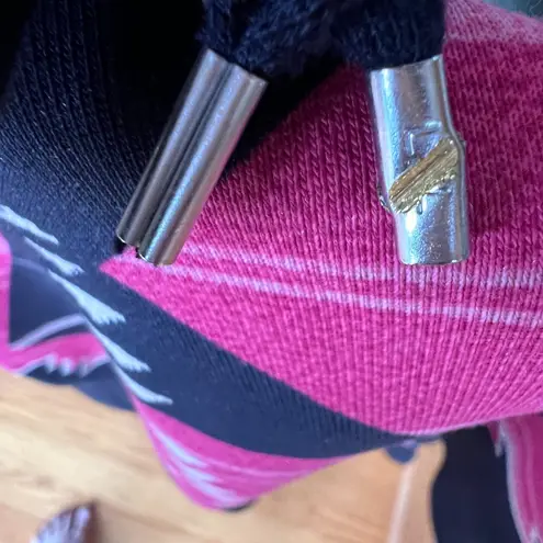 Lauren Ralph Lauren L Black Label Tribal Aztec Black Pullover Hoodie Sweatshirt Size L