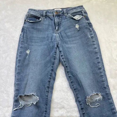 Pistola Distressed Skinny Jeans Women's Size 28 Blue Denim Cotton Rayon FAIR