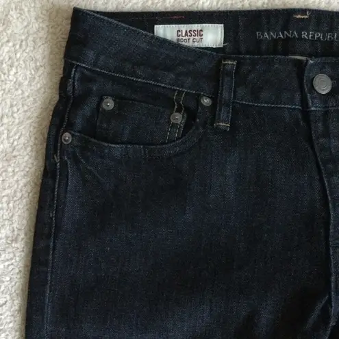 Banana Republic NWT Classic Boot Cut Jean Y2K Dark - Sz 6