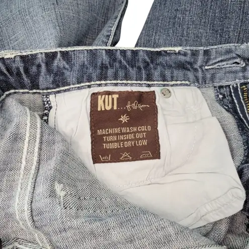 Kut From The Kloth Kut‎ From The Kloth Womens Blue Denim Capri Jeans Size 2