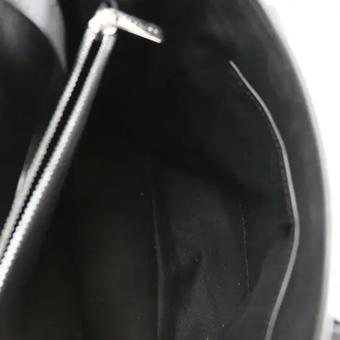 CELINE MACADAM BLACK CANVAS MONOGRAM W/LEATHER TRIM TOTE BAG