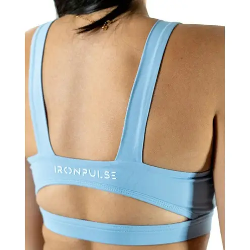 Iron Pulse Stratos Double Strap Bra (Blue) *FINAL SALE* Blue Size L