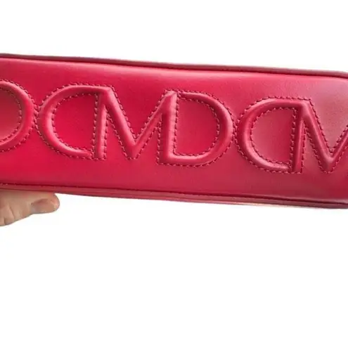 Mac Duggal OMBRE SMALL LEATHER CROSSBODY CAMERA BAG WITH ADJUSTABLE STRAP