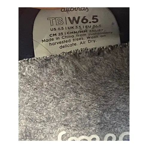 Allbirds Tree Breezers Flats Women’s 6.5 Hazy Indigo Knit Ballet Flats