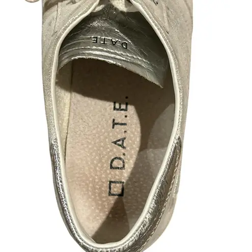 D.A.T.E. HILL LOW STARDUST Silver Sneakers Size 9.5