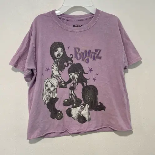 Bratz Graphic Tee | Purple Y2K Baby Tee | Size XS