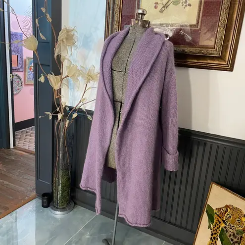 Soft Surroundings Telluride Topper Lavender Mohair Wool Open Duster - PS ๐งก๐