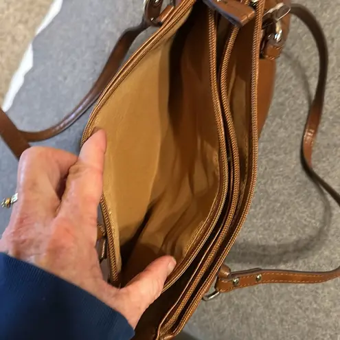 Relic Brown Vegan Leather Shoulder Bag New Without Tags. Many Compartments