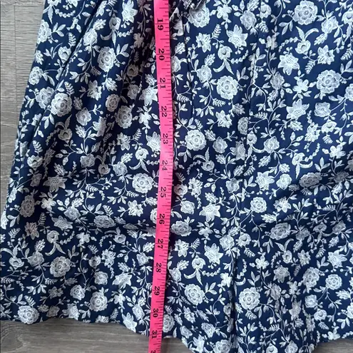 Tuckernuck Hyacinth House Navy and White Barnell Romper Small