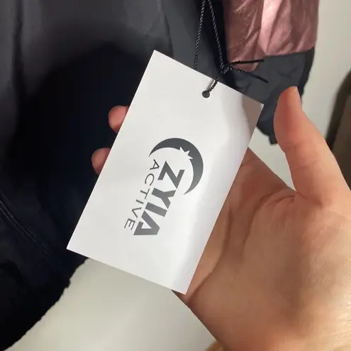 Zyia Active Pink Shine Block athletic jacket size L