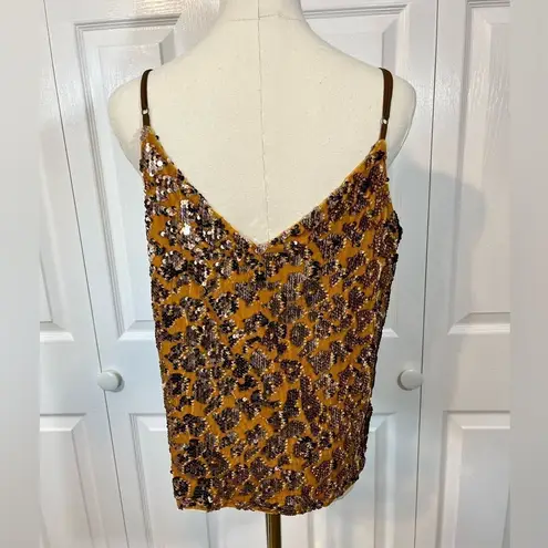 Ro & De Esther Velvet Sequin Cami