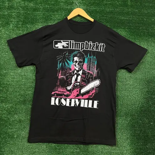 Limp Bizkit Loserville European Tour NuMetal Band T-Shirt Size Large
