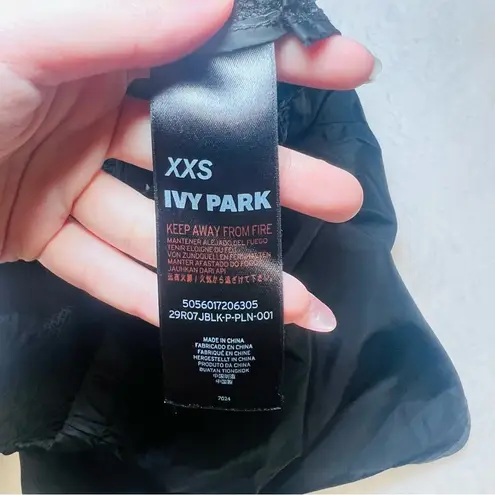 Ivy Park Black Mesh Elastic Waist Athletic Shorts 3" Inseam Size XXSmall