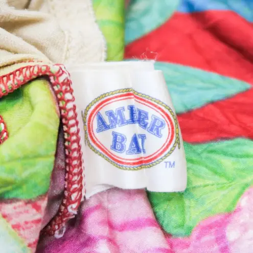 One Piece Vintage 80s Amber Bay Floral Swimsuit