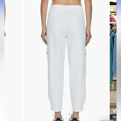 Pistola White Josephine Ankle Barrel Leg Cargo Jeans Women’s Sz 24 NWT