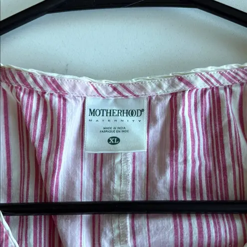 Motherhood Vintage Pink Sleeveless V-Neck Sundress