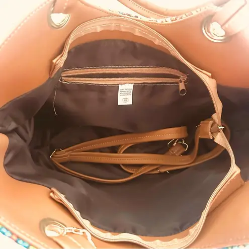 Vibrant Colorful Shoulder Bag with Pom Poms Yellow