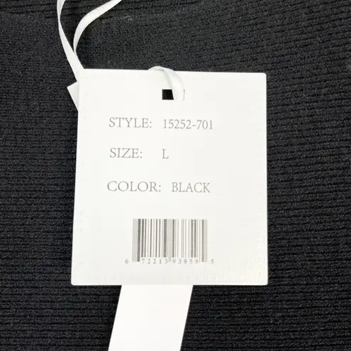 Liv Milano Women Sweater Large Softcore Clean Girl Quiet Luxury Preppy Studded Black