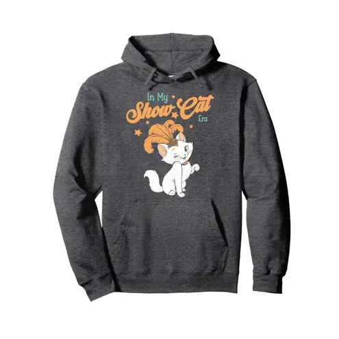 NWT In My Showcat Era Retro Graphic Pullover Hoodie Dark Gray 2XL Size XXL